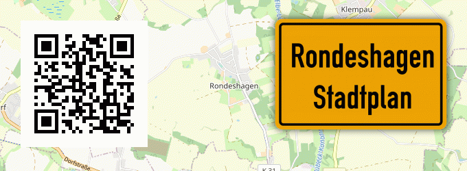 Stadtplan Rondeshagen