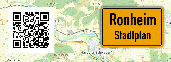 Stadtplan Ronheim, Schwaben