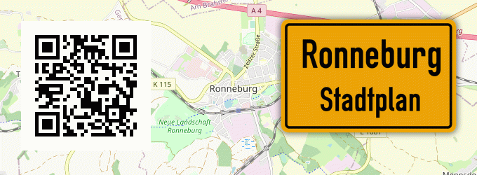 Stadtplan Ronneburg, Hessen
