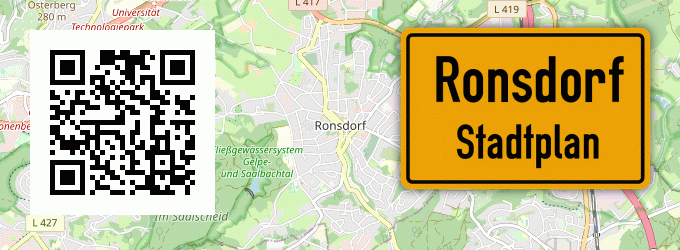 Stadtplan Ronsdorf