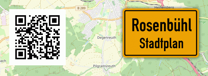 Stadtplan Rosenbühl