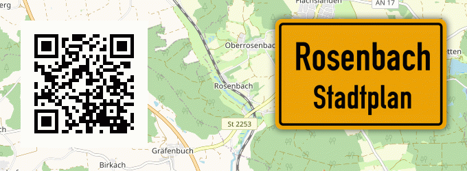 Stadtplan Rosenbach