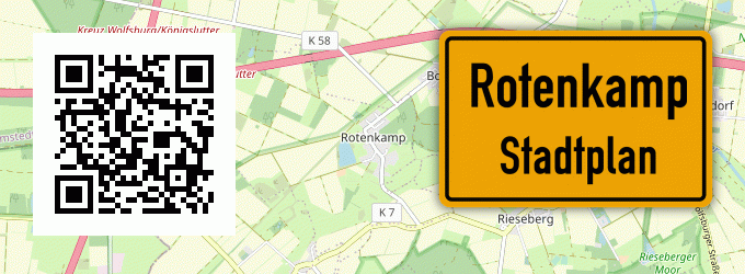 Stadtplan Rotenkamp
