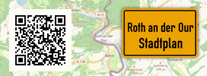 Stadtplan Roth an der Our