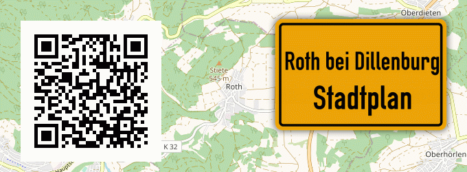 Stadtplan Roth bei Dillenburg