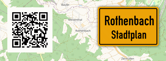 Stadtplan Rothenbach, Eifel