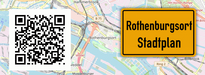 Stadtplan Rothenburgsort