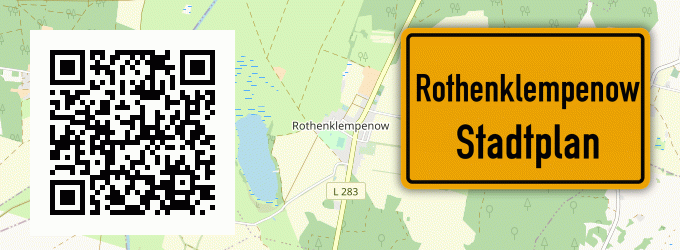 Stadtplan Rothenklempenow
