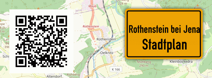 Stadtplan Rothenstein bei Jena