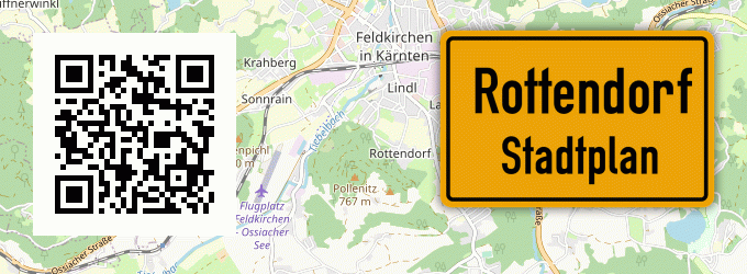 Stadtplan Rottendorf, Kreis Nabburg