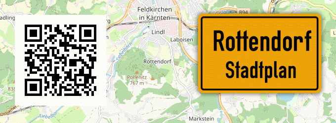 Stadtplan Rottendorf, Unterfranken