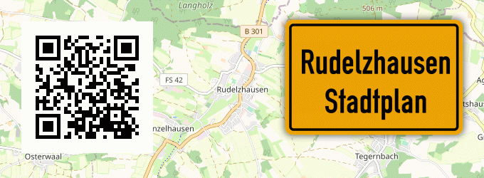 Stadtplan Rudelzhausen