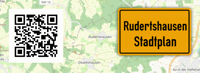 Stadtplan Rudertshausen