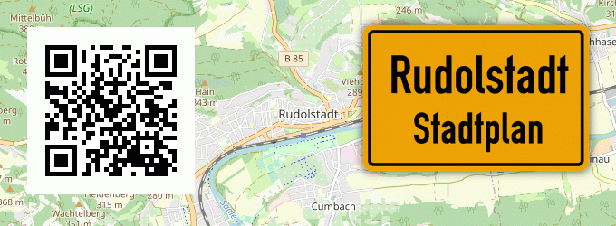Stadtplan Rudolstadt