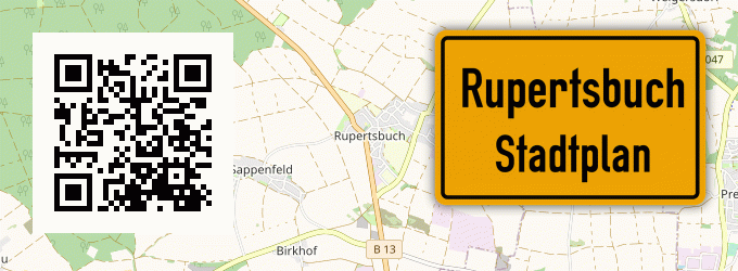 Stadtplan Rupertsbuch