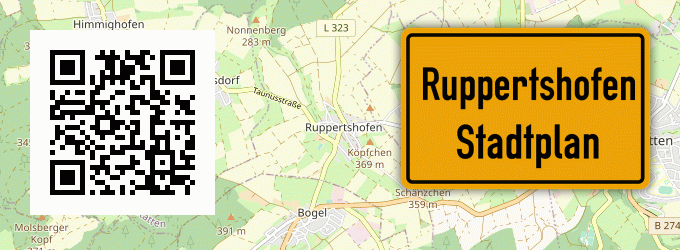 Stadtplan Ruppertshofen, Taunus