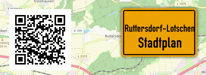 Stadtplan Ruttersdorf-Lotschen