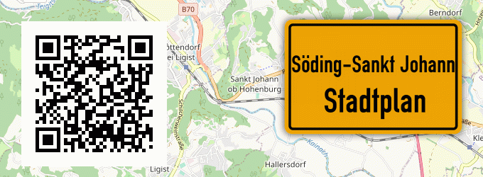 Stadtplan Söding-Sankt Johann