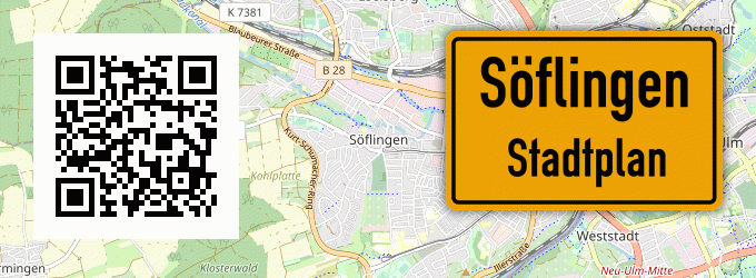 Stadtplan Söflingen