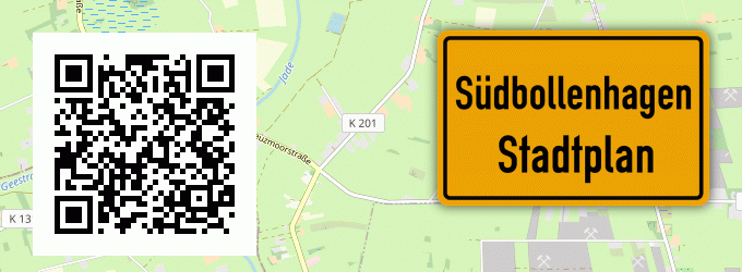 Stadtplan Südbollenhagen