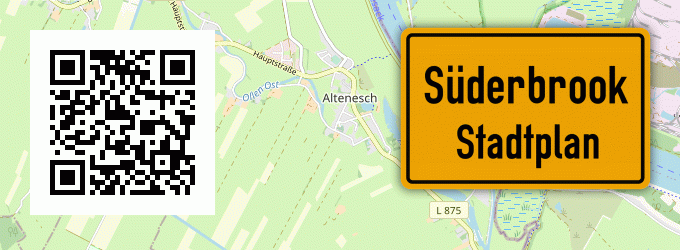 Stadtplan Süderbrook