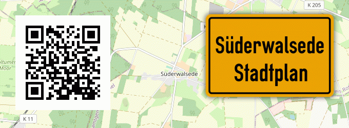 Stadtplan Süderwalsede