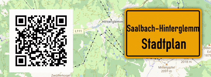 Stadtplan Saalbach-Hinterglemm