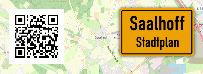 Stadtplan Saalhoff