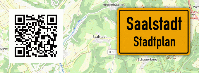 Stadtplan Saalstadt