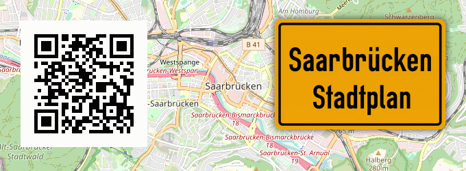 Stadtplan Saarbrücken