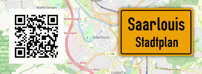 Stadtplan Saarlouis