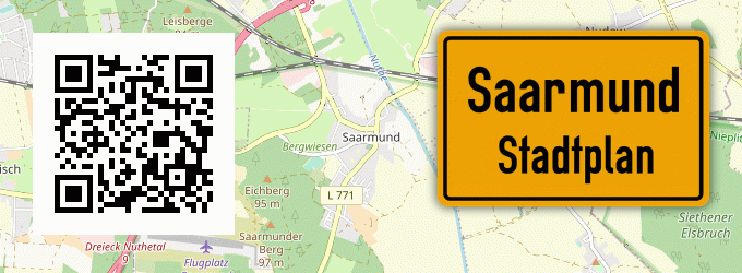 Stadtplan Saarmund