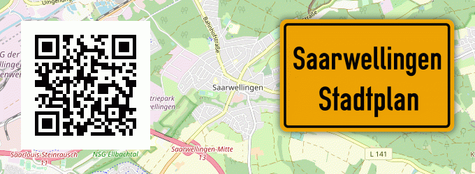 Stadtplan Saarwellingen