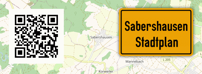 Stadtplan Sabershausen