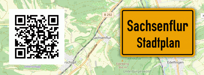 Stadtplan Sachsenflur
