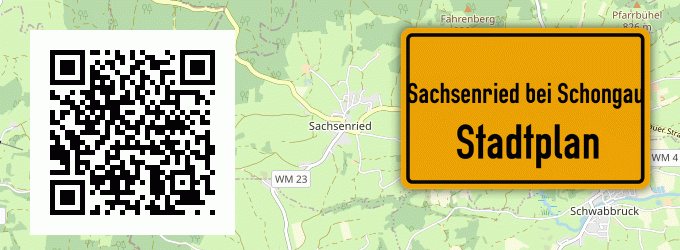 Stadtplan Sachsenried bei Schongau