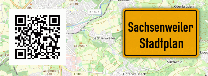 Stadtplan Sachsenweiler