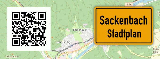 Stadtplan Sackenbach