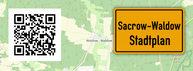 Stadtplan Sacrow-Waldow