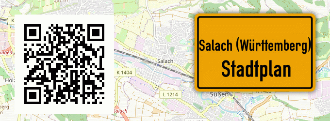 Stadtplan Salach (Württemberg)