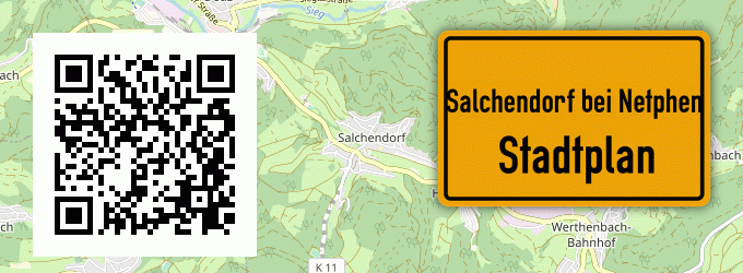 Stadtplan Salchendorf bei Netphen