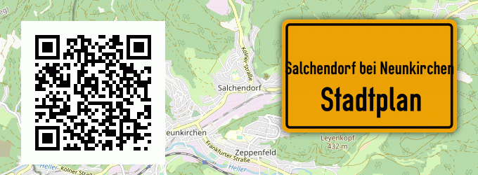 Stadtplan Salchendorf bei Neunkirchen, Siegerl