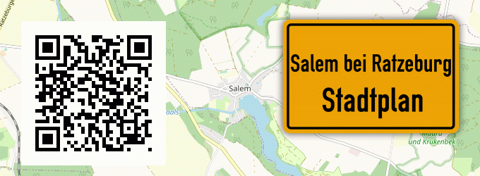 Stadtplan Salem bei Ratzeburg