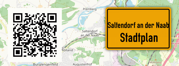Stadtplan Saltendorf an der Naab
