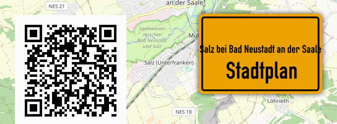 Stadtplan Salz bei Bad Neustadt an der Saale