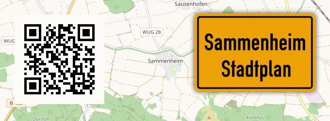 Stadtplan Sammenheim