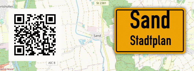 Stadtplan Sand