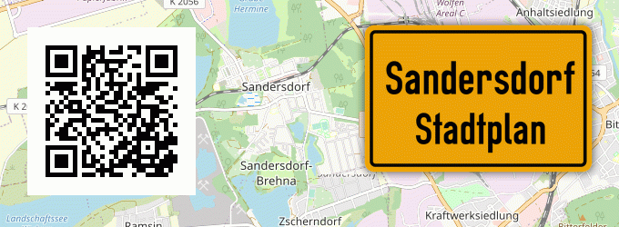 Stadtplan Sandersdorf, Sachsen-Anhalt