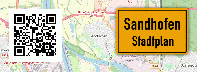 Stadtplan Sandhofen