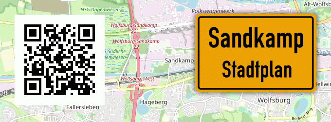 Stadtplan Sandkamp